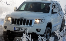 Zum Artikel Pressepräsentation Jeep Grand Cherokee: Off-Road im Winterwunderland